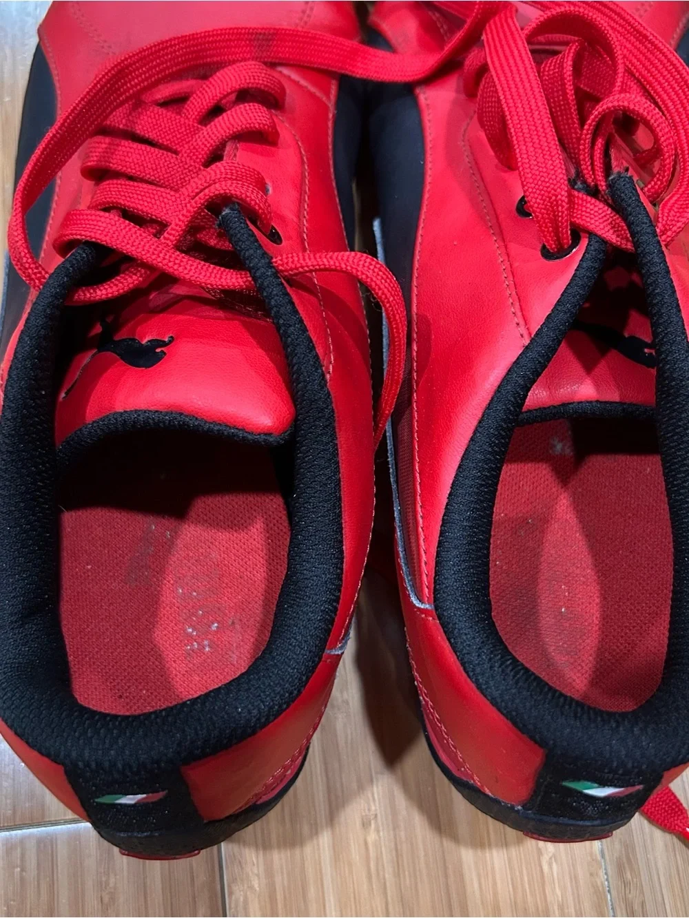 Puma Scuderia Ferrari Drift Cat 7 Red Black Men's Size 9.5 Shoes 305824-02